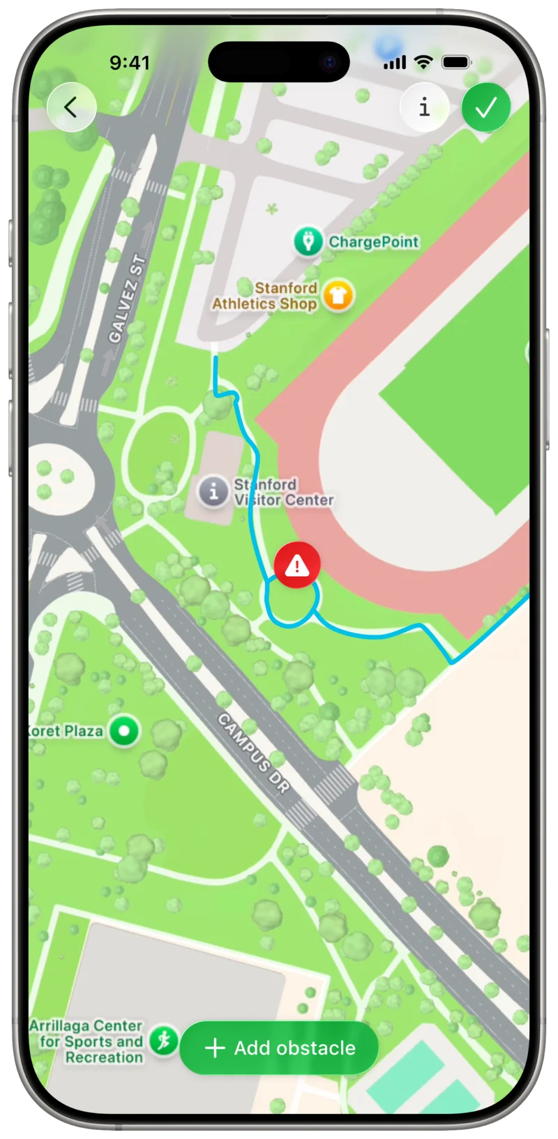 Add Obstacles to Path